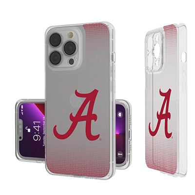 Alabama Crimson Tide Clear Linen Iphone Case