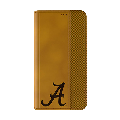 Alabama Crimson Tide Woodburned Folio Iphone Case