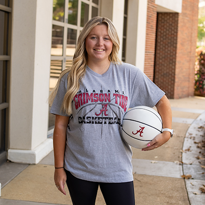 Alabama Basketball Texture T-Shirt