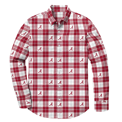 Alabama Flannel Script A Shirt