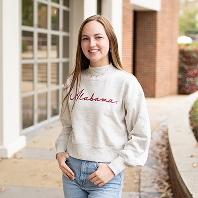 Alabama Hailey Sweatshirt With Stars
