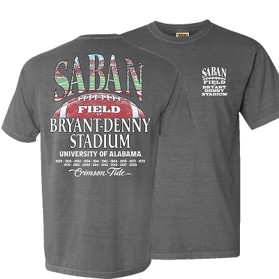 ALABAMA SABAN FIELD CELEBRATION COMFORT COLOR TSHIRT WITH POCKET -  2
