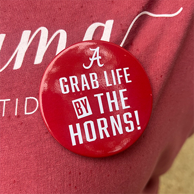 Grab Life By The Horns Button