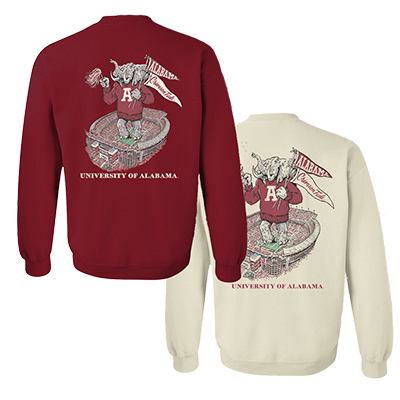 Alabama Giant AL Fleece Crewneck