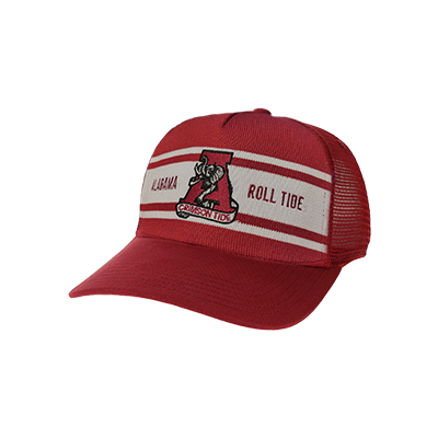 Alabama Vault A Coach Jersey Striped Trucker Cap