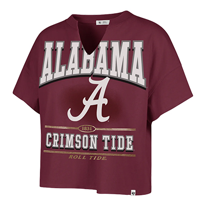 Alabama Elation Oversized Notch Neck Tee
