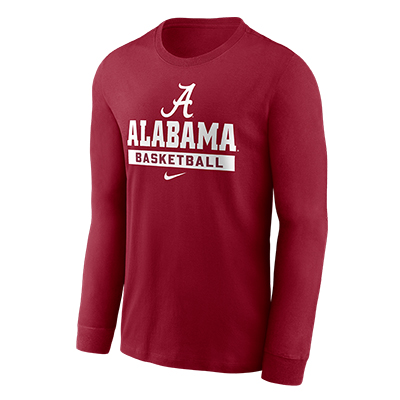 Alabama Men's Nike Basketball Long Sleeve T-Shirt