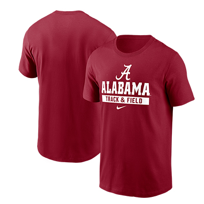 University Of Alabama Nike Track & Field Cotton T-Shirt