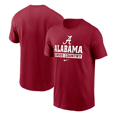 University Of Alabama Nike Cross Country Cotton T-Shirt