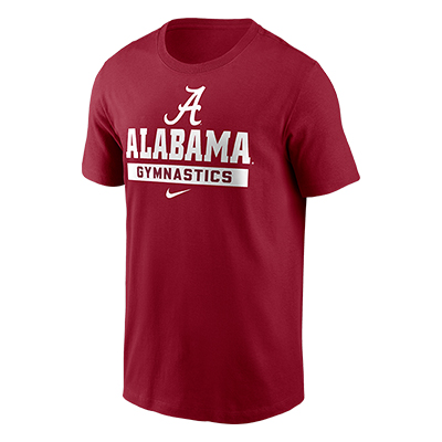 UNIVERSITY OF ALABAMA NIKE GYMNASTICS COTTON T-SHIRT