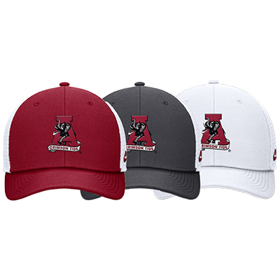 Alabama Vault Logo Nike Rise Structured Trucker Cap