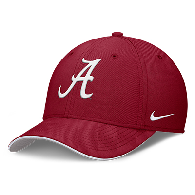 ALABAMA SCRIPT A NIKE COACHES DRI-FIT RISE STRUCTURED SWOOSHFLEX CAP -  1