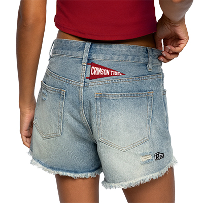 ALABAMA DENIM PATCH SHORTS (1410618741) ALABAMA DENIM PATCH SHORTS