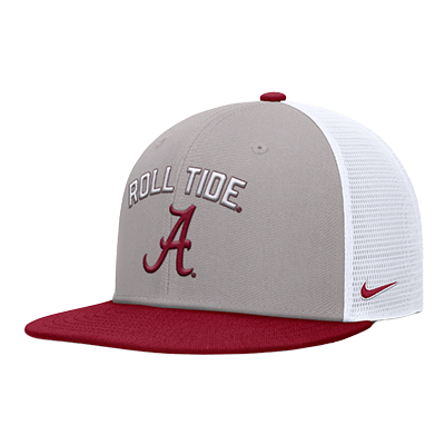 ROLL TIDE SCRIPT A ALABAMA 3-TONE NIKE PRO PRIMETIME MESHBACK SNAPBACK CAP