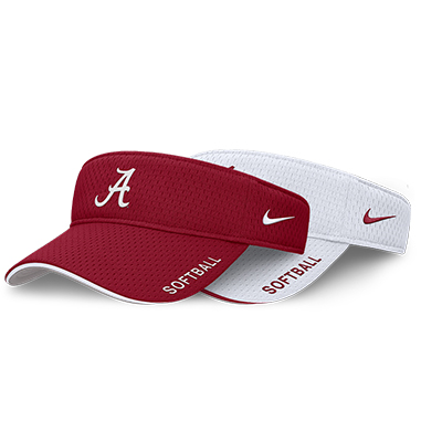 SCRIPT A ALABAMA SOFTBALL NIKE DRI-FIT ACE VISOR