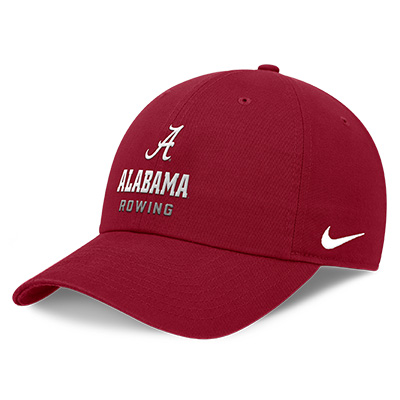 ALABAMA ROWING NIKE CLUB UNSTRUCTURED CAP (14108211112) ALABAMA ROWING NIKE CLUB UNSTRUCTURED CAP
