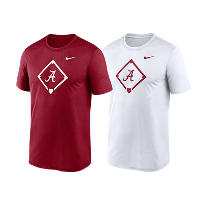 Alabama Baseball Diamond Nike Legend Icon T-Shirt