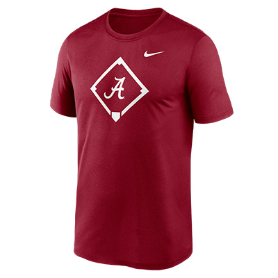 ALABAMA BASEBALL DIAMOND NIKE LEGEND ICON T-SHIRT