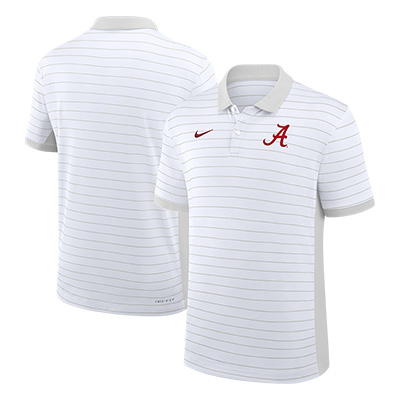 ALABAMA NIKE VICTORY STRIPE POLO -  2