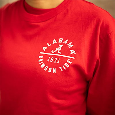 TUSCALOOSA ALABAMA CRIMSON TIDE  FANATICS LEGACY SHORT SLEEVE T-SHIRT