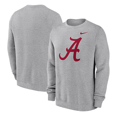 Alabama Nike Fleece Logo Crew - main view