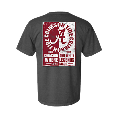ALABAMA SPLIT A POSTER COMFORT COLOR T-SHIRT (14129353102) ALABAMA SPLIT A POSTER COMFORT COLOR T-SHIRT