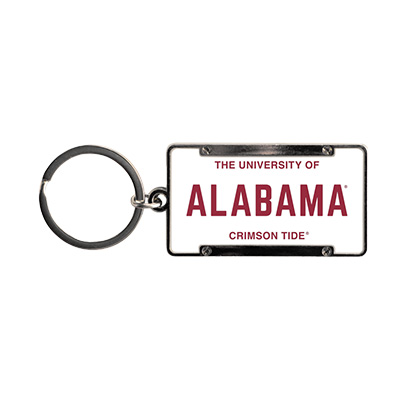 University Of Alabama License Plate Keychain