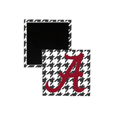 Script A Houndstooth Magnet