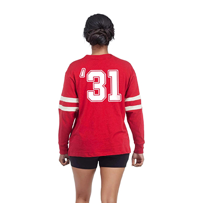 ALABAMA VARSITY LONG SLEEVE TEE WITH STRIKEOUT EMBROIDERY -  2