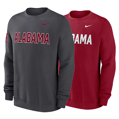 Alabama Men's Nike Fleece Club Crew