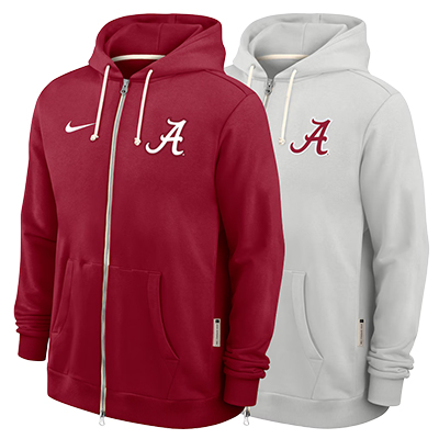 Alabama Crimson Tide Men's Nike Full Zip Hoodie