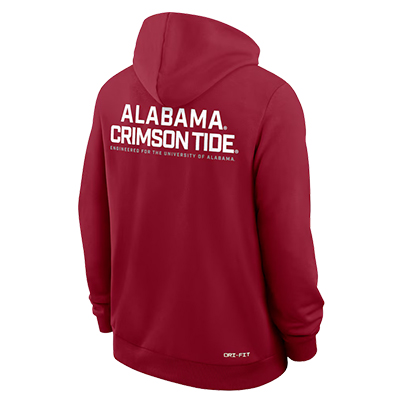 ALABAMA CRIMSON TIDE MEN'S NIKE FULL ZIP HOODIE