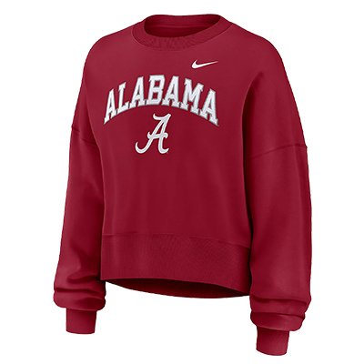 ALABAMA WOMEN'S NIKE PHOENIX ARCH OVERSIZED CREW (14133800158) ALABAMA WOMEN'S NIKE PHOENIX ARCH OVERSIZED CREW