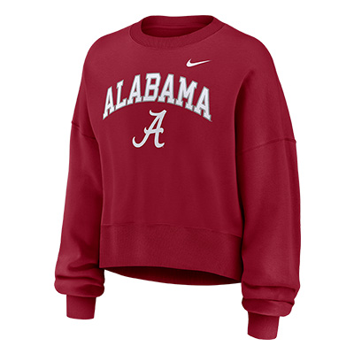 ALABAMA WOMEN'S NIKE PHOENIX ARCH OVERSIZED CREW -  2
