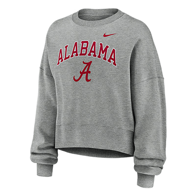 ALABAMA WOMEN'S NIKE PHOENIX ARCH OVERSIZED CREW -  4