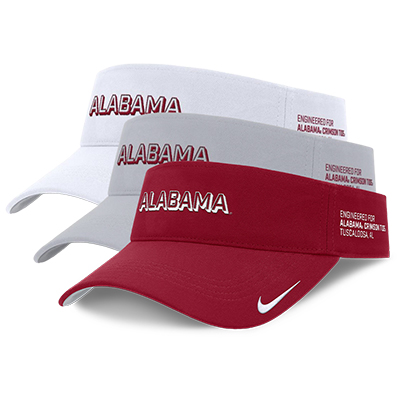 Alabama Nike Dri Fit Ace Gameday Visor - main view