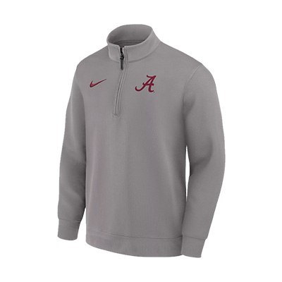 ALABAMA NIKE DRI-FIT COACHES HALF-ZIP TOP -  2