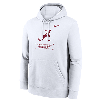 ALABAMA MEN'S NIKE CLUB FLEECE BASKETBALL HOODIE