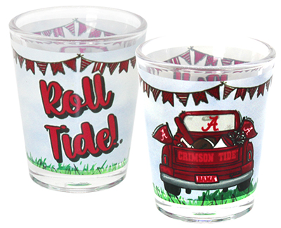 ALABAMA TAILGATE SHOT GLASS -  2