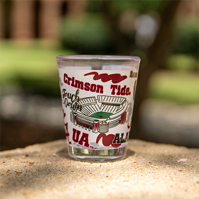 Alabama Campus Shot Glass
