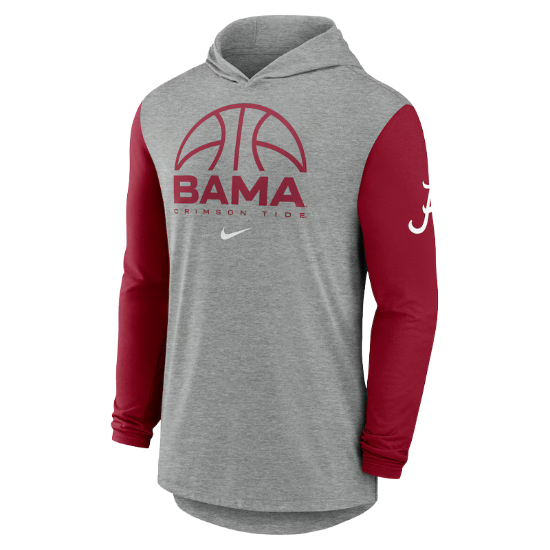 Alabama Nike Colorblocked Basketball Long Sleeve Hoodie (SKU 14138669158) Alabama Nike Colorblocked Basketball Long Sleeve Hoodie (SKU 14138669158)