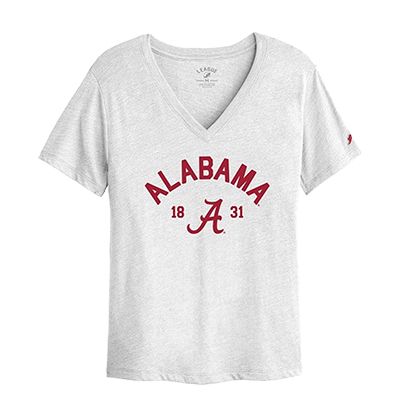 Alabama Script A Boyfriend V-Neck T-Shirt - main view