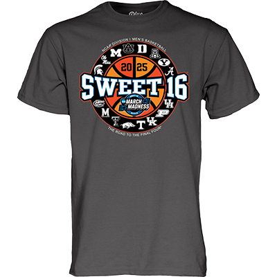           Special Event  Item - Alabama 2025 Men's Basketball Sweet 16 City Swag T-Shirt