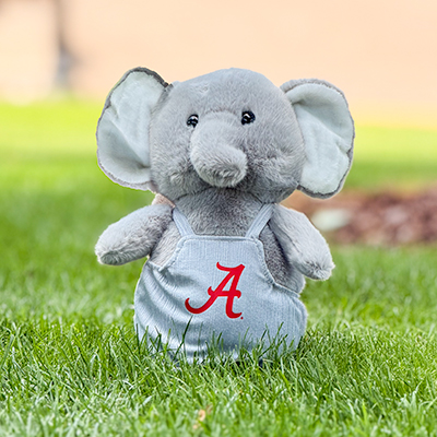 Alabama Country Critter Elephant Script A Overalls - main view
