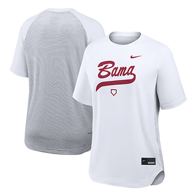 ALABAMA NIKE DRI-FIT PREGAME TOP