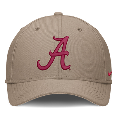 ALABAMA NIKE RISE SCRIPT A STRUCTURED SWOOSHFLEX CAP -  1