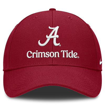 ALABAMA SCRIPT A SCRIMSON TIDE NIKE CLUB STRUCTURED CAP -  1