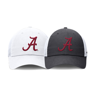 Alabama Script A Nike Club Unstructured Mesh Trucker Cap - main view