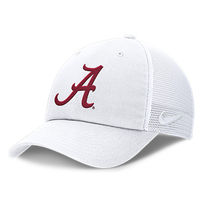 ALABAMA SCRIPT A NIKE CLUB UNSTRUCTURED MESH TRUCKER CAP -  2