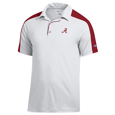 ALABAMA SCRIPT A COLOR BLOCKED POLO